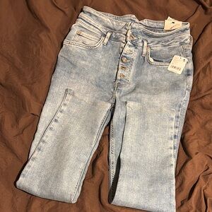 We The Free Light Wash Denim Jeans